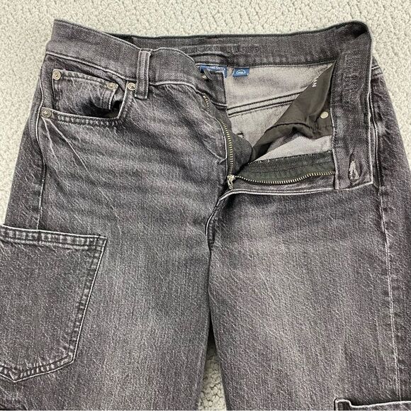 American Eagle Stretch Super High-Rise Baggy Straight Cargo Jean  | Size: 2  Reg - Picture 3 of 15